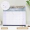 bloom daily planners 2025-2026 19 Month Standing Flip Desk Calendar, 8" x 10", Watercolor